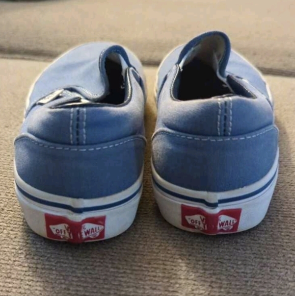 **SOLD**Kids Blue Vans slip on shoes - Picture 4 of 5